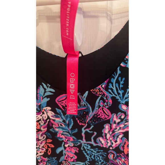Lilly Pulitzer Florin Twilight Coral Reversible Tank Top Scoop Neck XS EUC - Picture 9 of 10